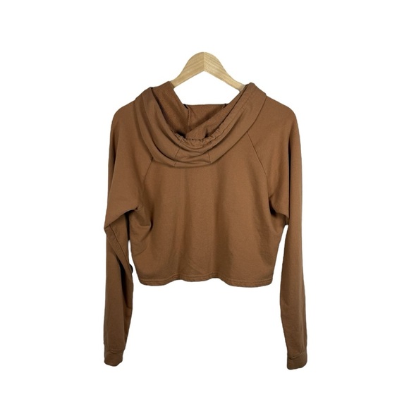 Splits59 Women’s Zoey Relaxed Cropped Hoodie in Cafe Au Lait Size S - Picture 8 of 9